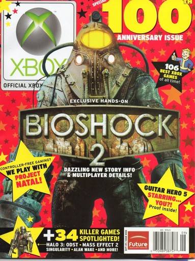 BioShock 2 - Сканы Bioshock 2 из сентябрьского OXM